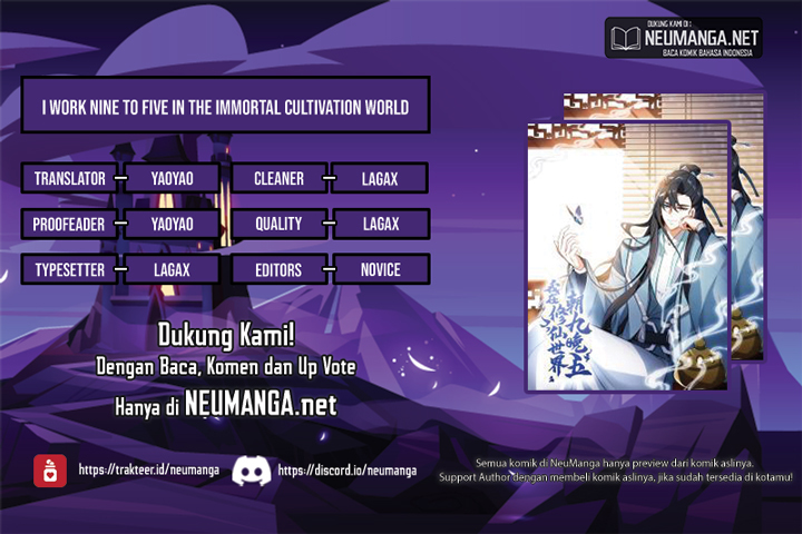 Baca Komik I Work Nine To Five In The Immortal Cultivation World Chapter 01 Gambar 1