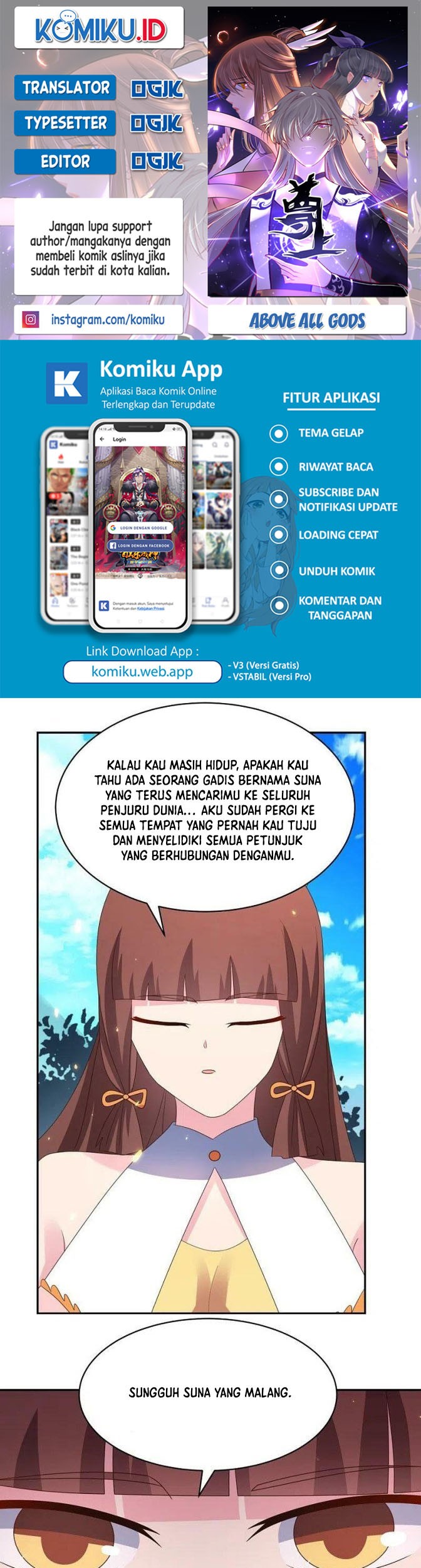 Komik Above All Gods Chapter 353 gambar nomor 1