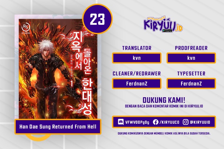 Baca Komik Han Dae Sung Returned From Hell Chapter 23 Gambar 1