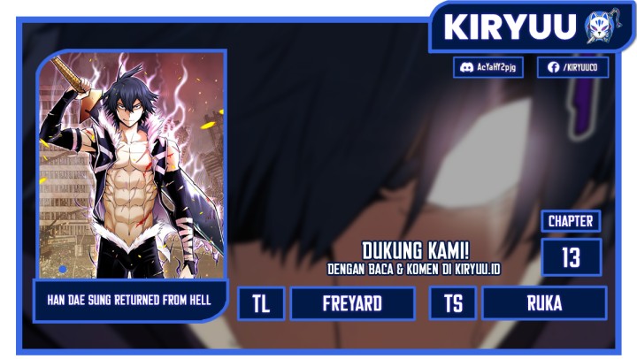 Baca Komik Han Dae Sung Returned From Hell Chapter 13 Gambar 1