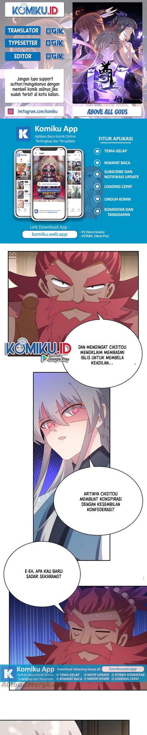 Baca Komik Above All Gods Chapter 359 Gambar 1