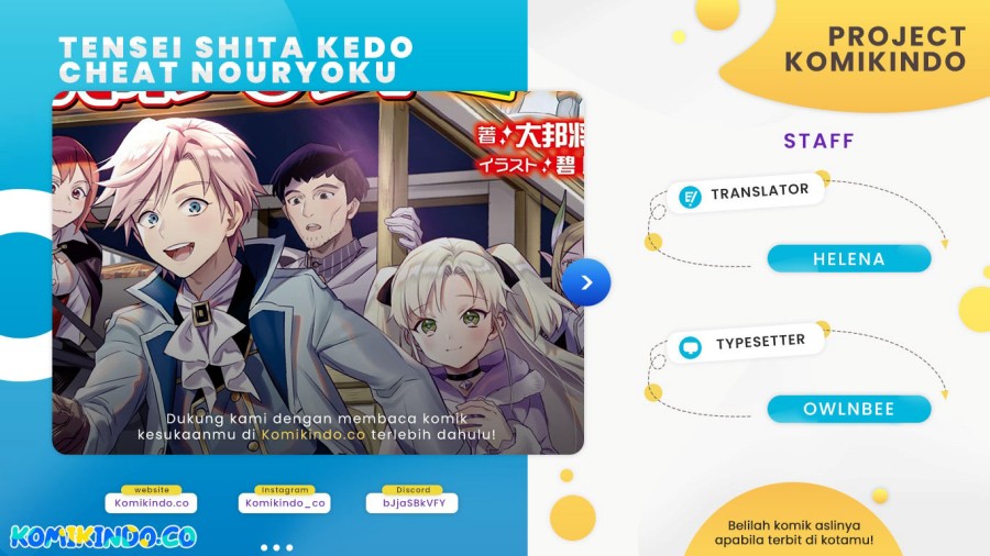 Baca Komik Tensei Shita Kedo Cheat Nouryoku wo Tsukawanai De Ikite Miru Chapter 09.3 Gambar 1