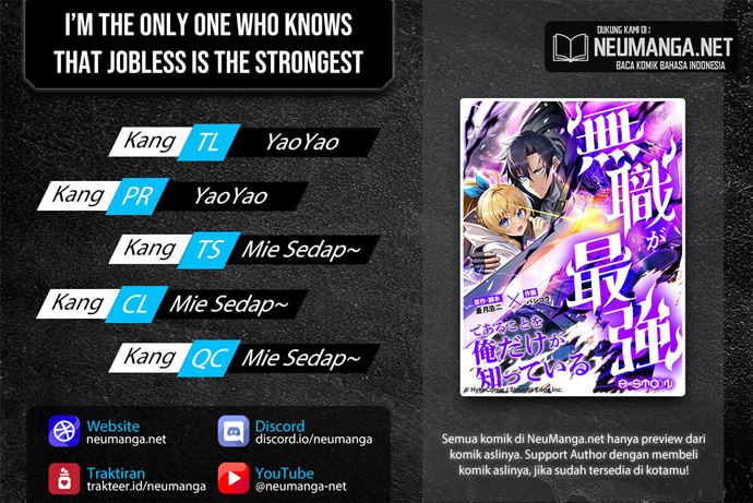 Baca Komik I’m the Only One Who Knows That Jobless Is the Strongest Chapter 01 Gambar 1