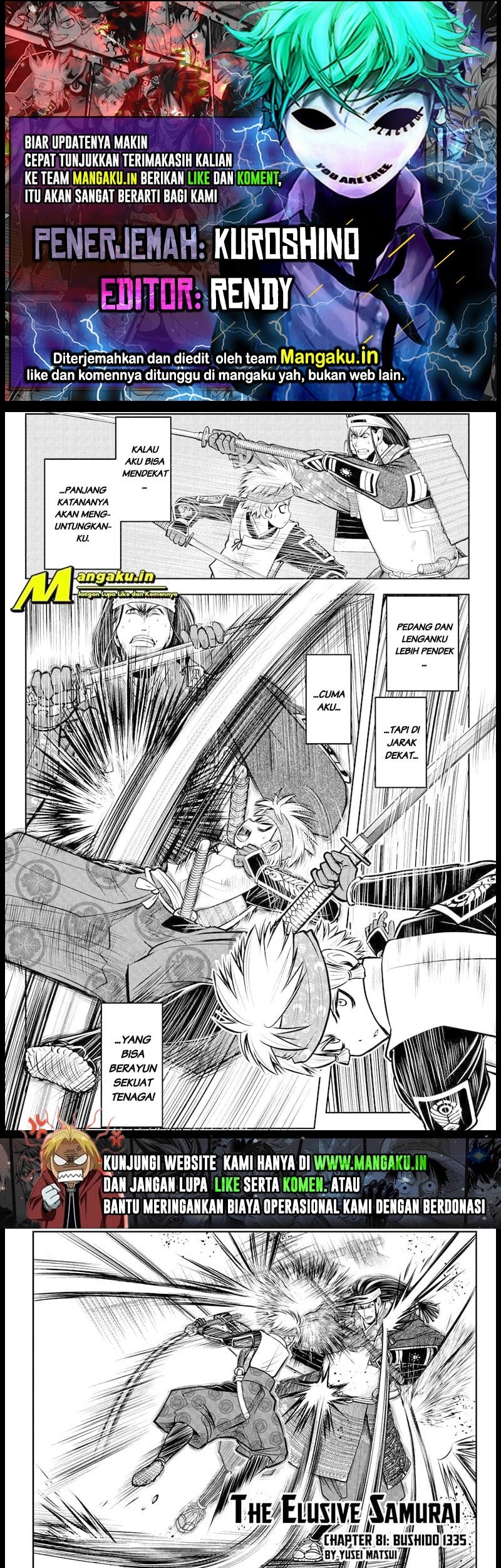 Baca Komik The Elusive Samurai Chapter 81 Gambar 1