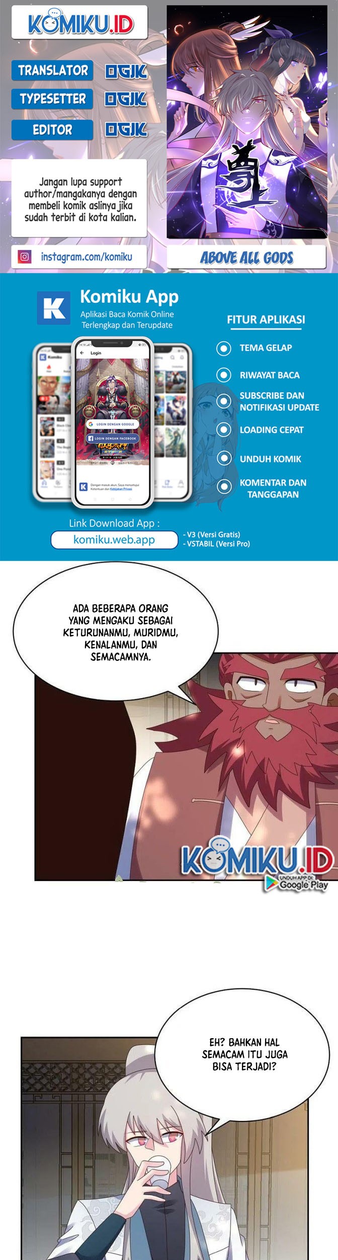 Baca Komik Above All Gods Chapter 360.5 Gambar 1