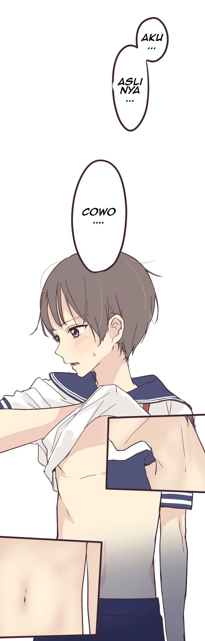 Baca Komik Senpai wa Otokonoko Chapter 02 Gambar 1
