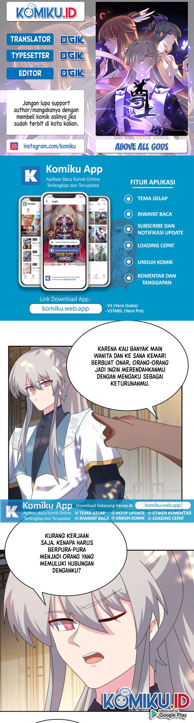 Komik Above All Gods Chapter 361 gambar nomor 1