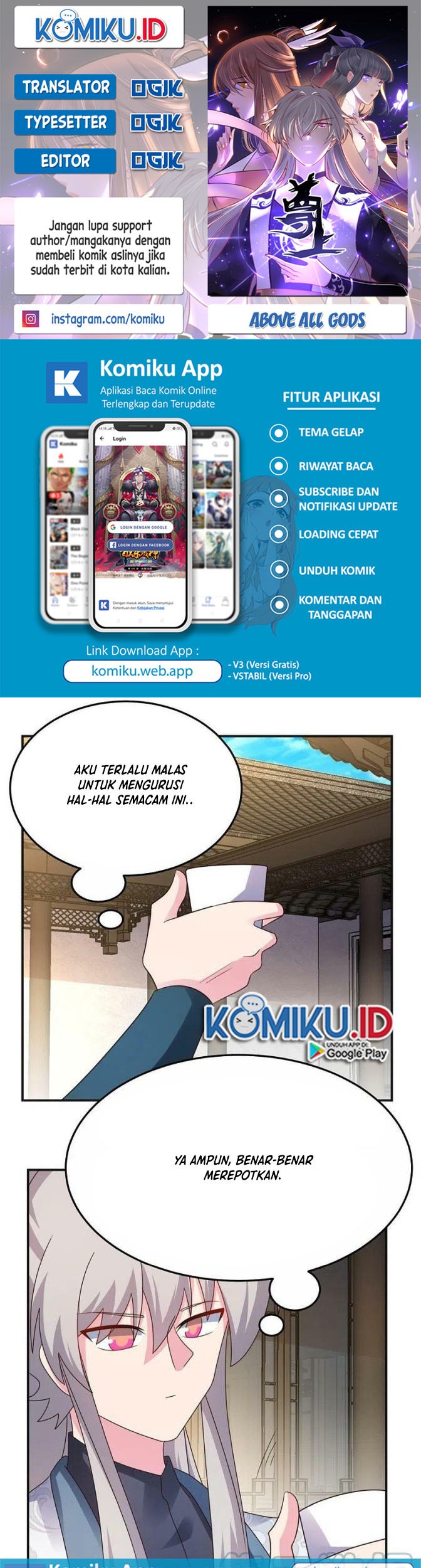 Komik Above All Gods Chapter 362 gambar nomor 1