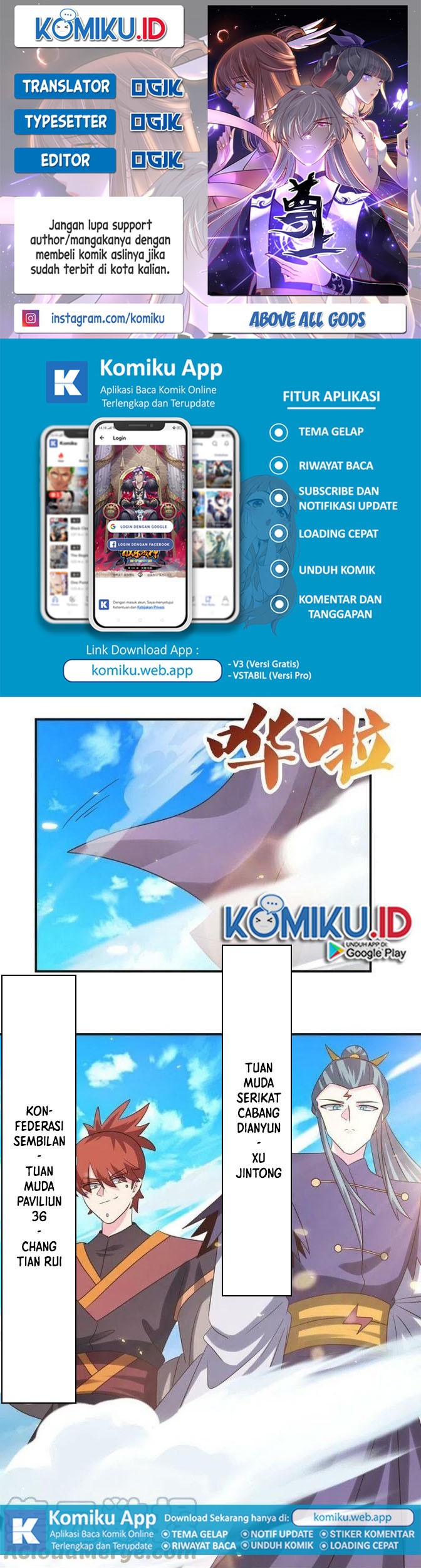Baca Komik Above All Gods Chapter 362.5 Gambar 1
