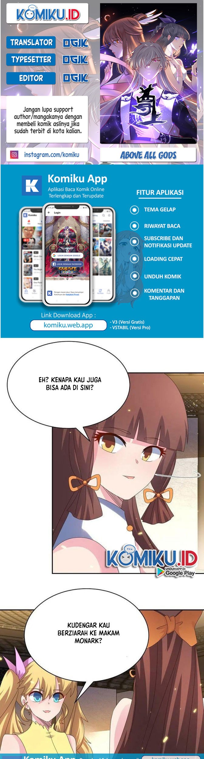 Komik Above All Gods Chapter 365.5 gambar nomor 1