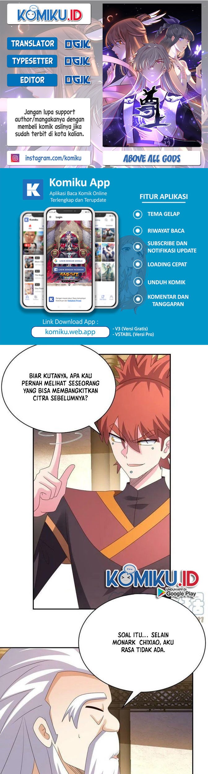 Baca Komik Above All Gods Chapter 367.5 Gambar 1