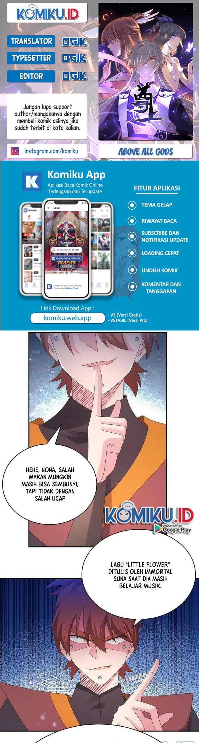 Komik Above All Gods Chapter 368 gambar nomor 1