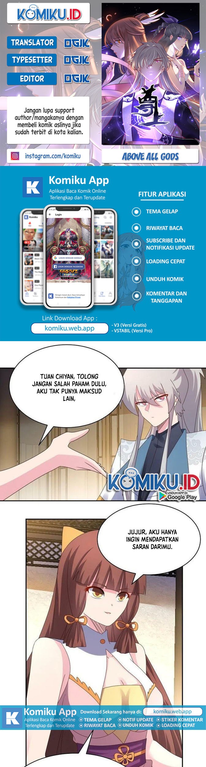 Baca Komik Above All Gods Chapter 369 Gambar 1