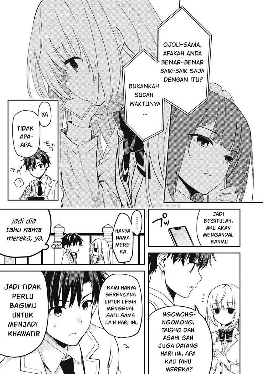 Saijo no Osewa ~Takane no Hana Darakena Meimon Kou de, Gakuin Ichi no Ojou-sama (Seikatsu Noryoku Kaimu) o Kagenagara Osewa suru Koto ni Narimashita~ Chapter 09 Gambar 10