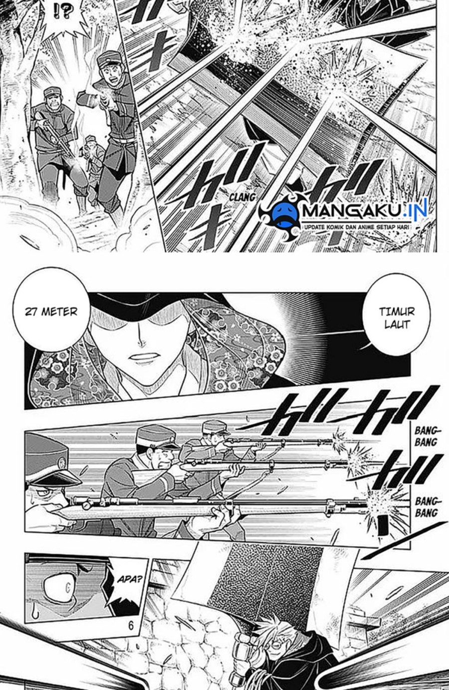 Rurouni Kenshin: Meiji Kenkaku Romantan – Hokkaido-hen Chapter 50 Gambar 6