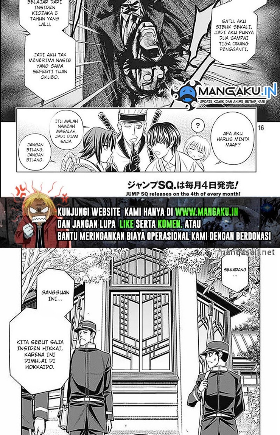 Baca Manga Rurouni Kenshin: Meiji Kenkaku Romantan – Hokkaido-hen Chapter 49.2 Gambar 2