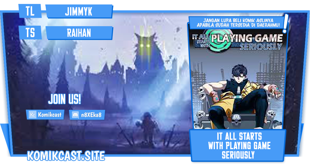 Komik It all starts with playing game seriously Chapter 67 gambar nomor 1