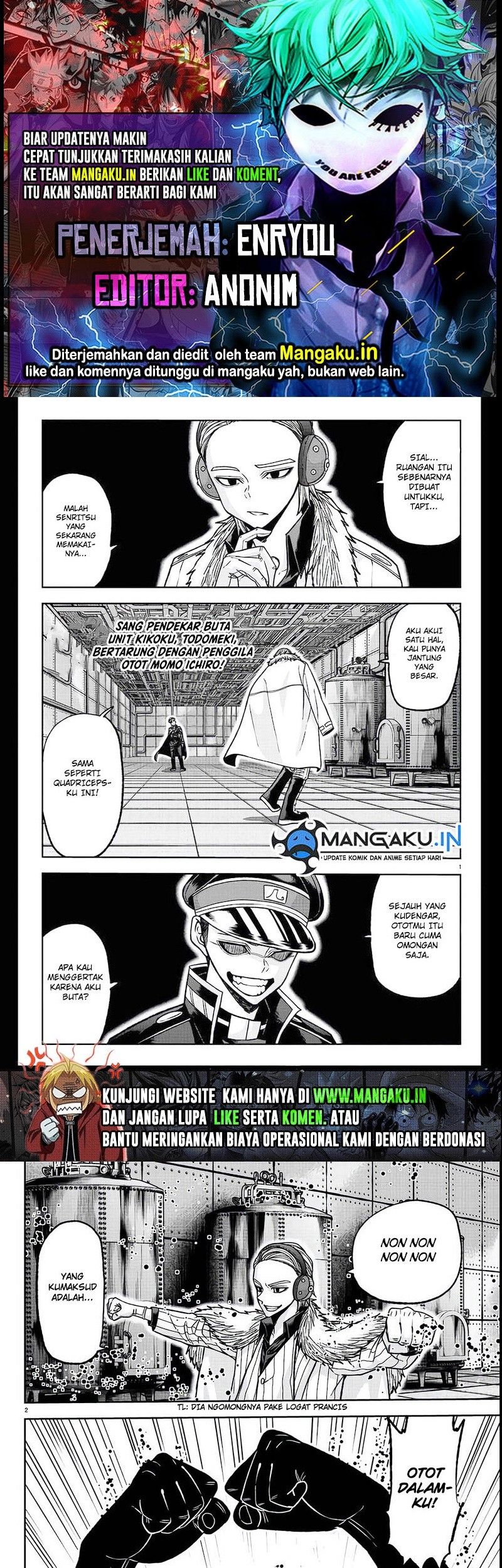 Baca Komik Tougen Anki Chapter 110 Gambar 1