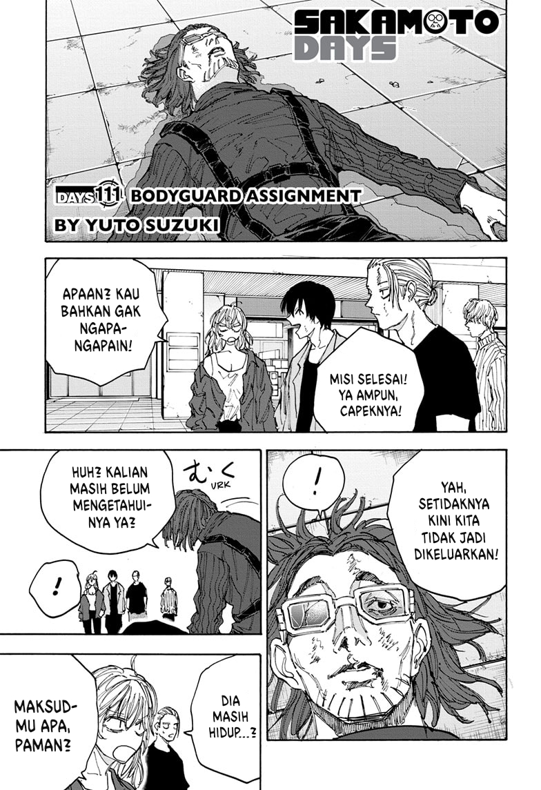 Baca Manga Sakamoto Days Chapter 111 Gambar 2