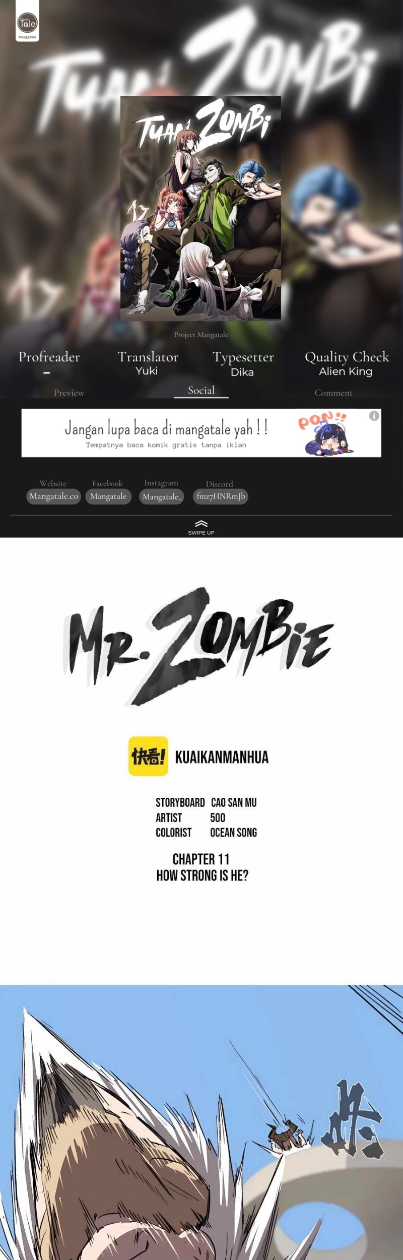 Baca Komik Mr. Zombie Chapter 11 Gambar 1