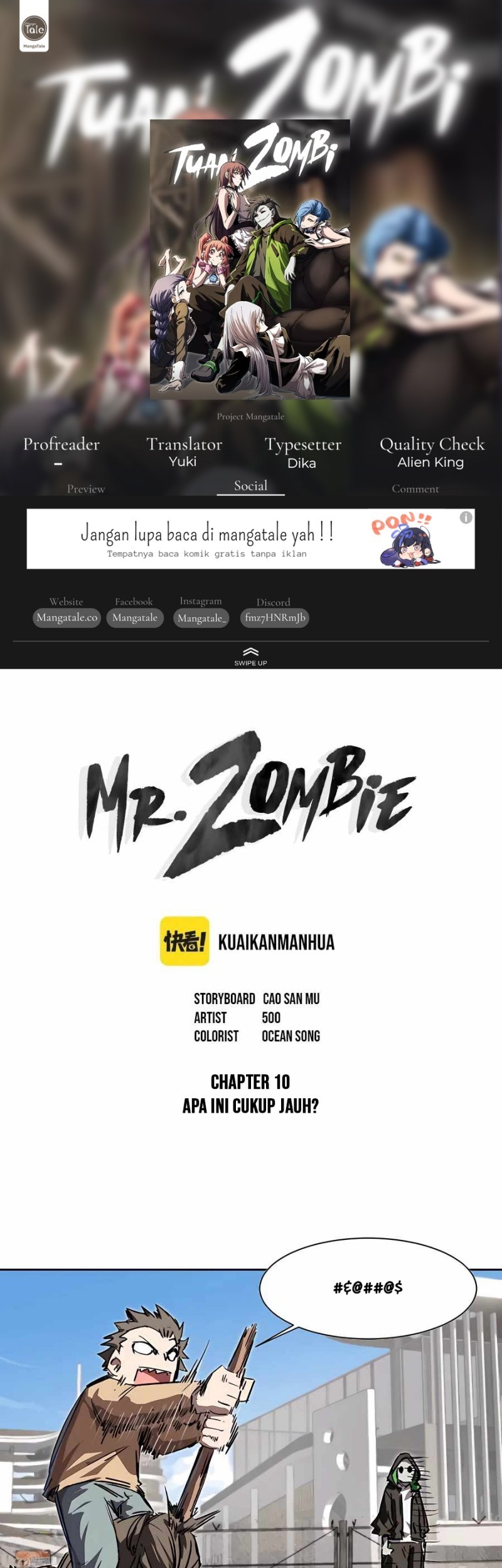 Baca Komik Mr. Zombie Chapter 10 Gambar 1