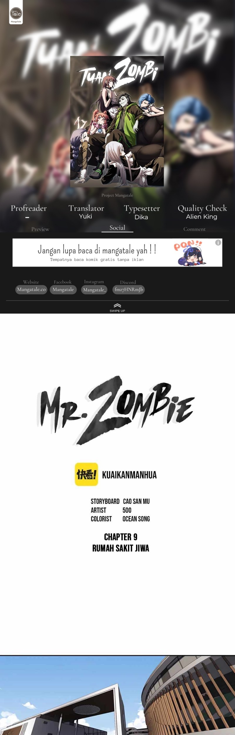 Baca Komik Mr. Zombie Chapter 09 Gambar 1