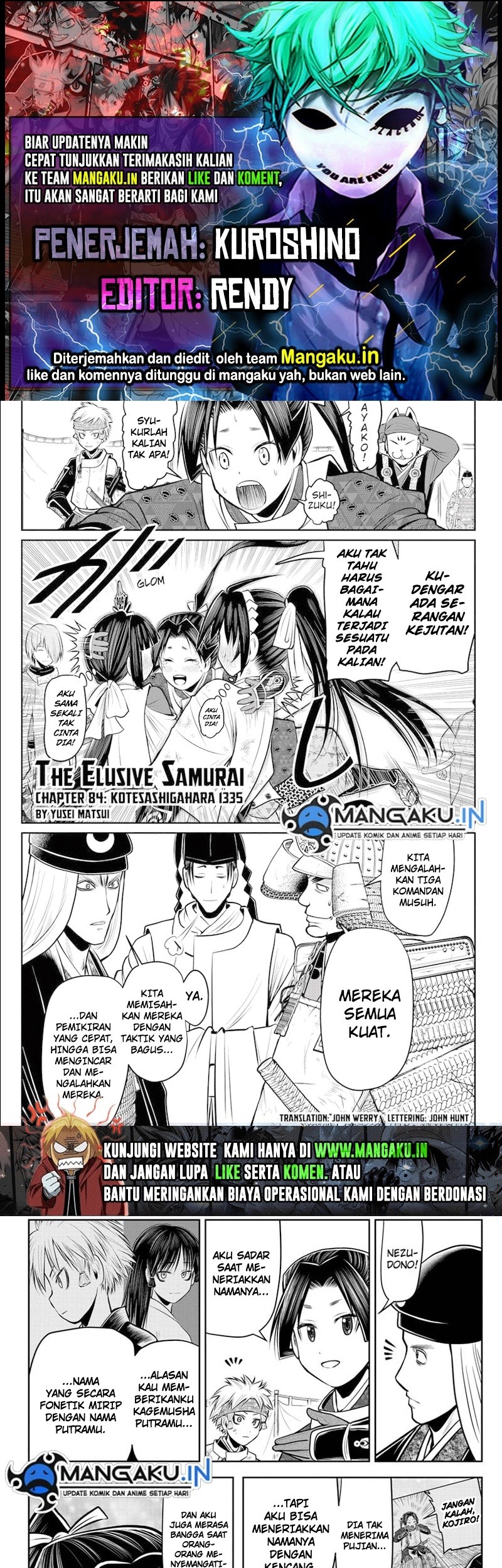 Baca Komik The Elusive Samurai Chapter 84 Gambar 1