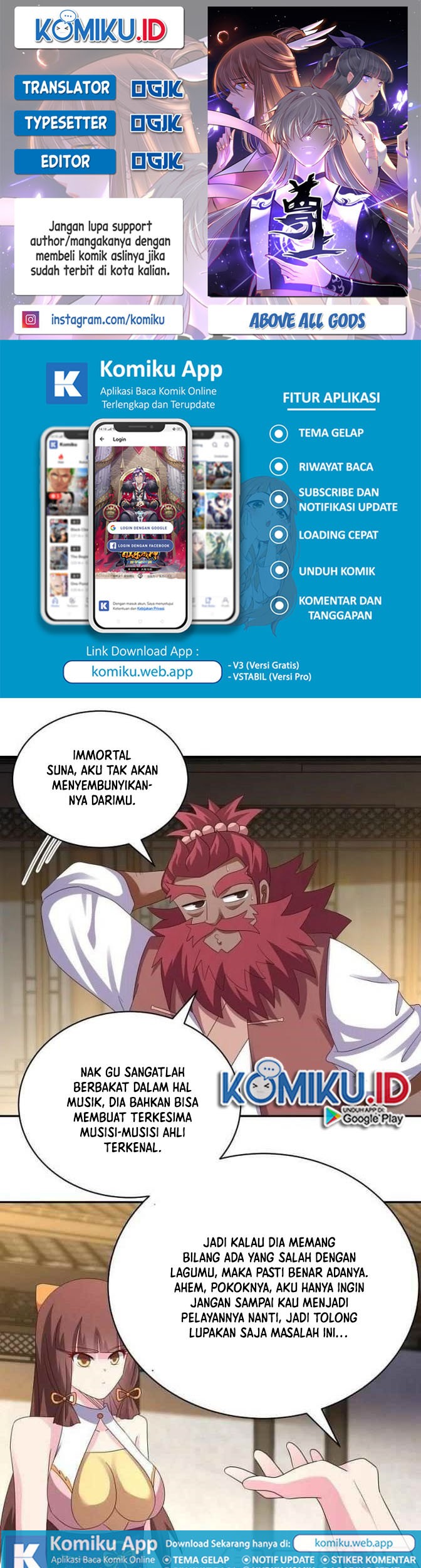 Komik Above All Gods Chapter 372 gambar nomor 1