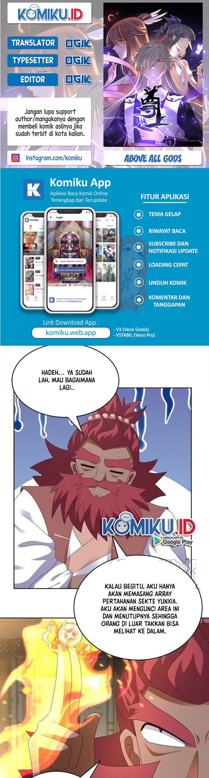 Komik Above All Gods Chapter 373 gambar nomor 1