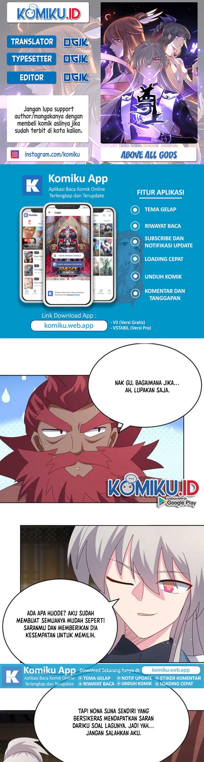 Baca Komik Above All Gods Chapter 374 Gambar 1
