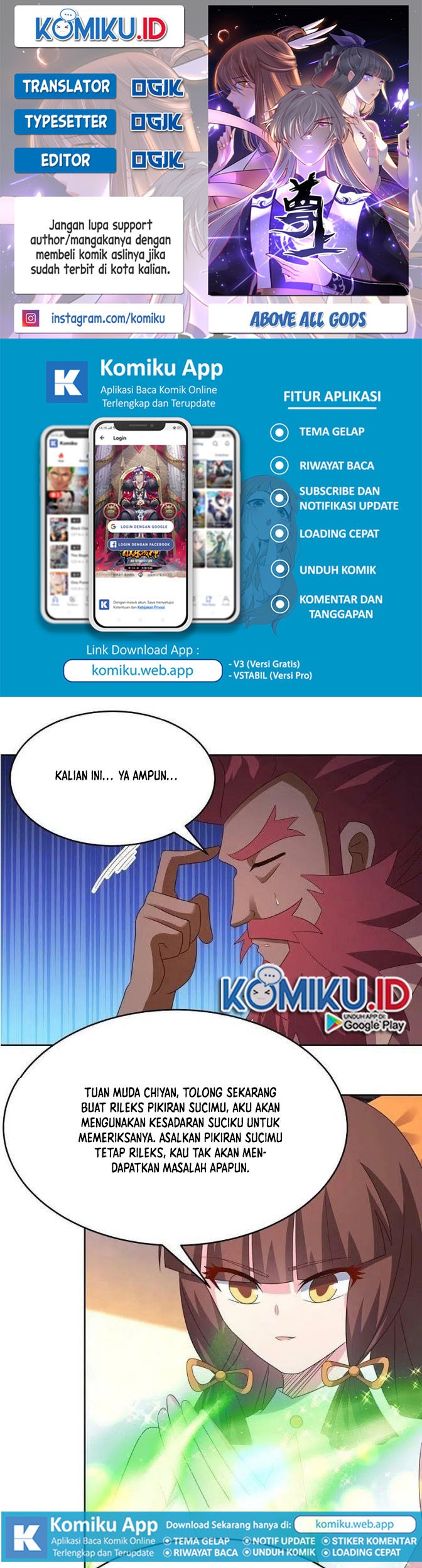 Komik Above All Gods Chapter 376 gambar nomor 1