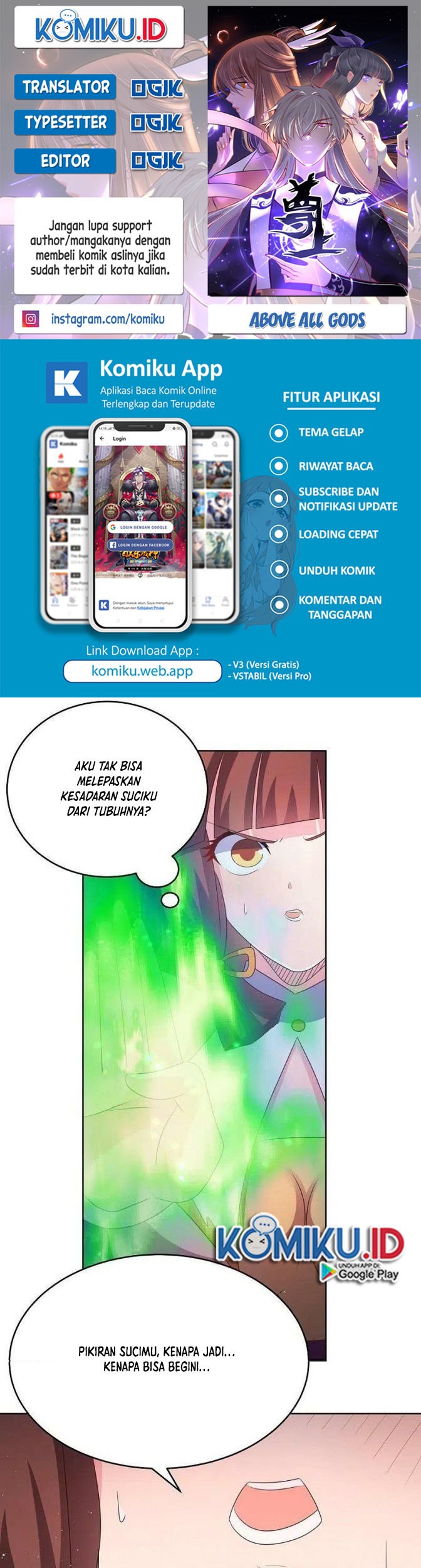 Baca Komik Above All Gods Chapter 377 Gambar 1