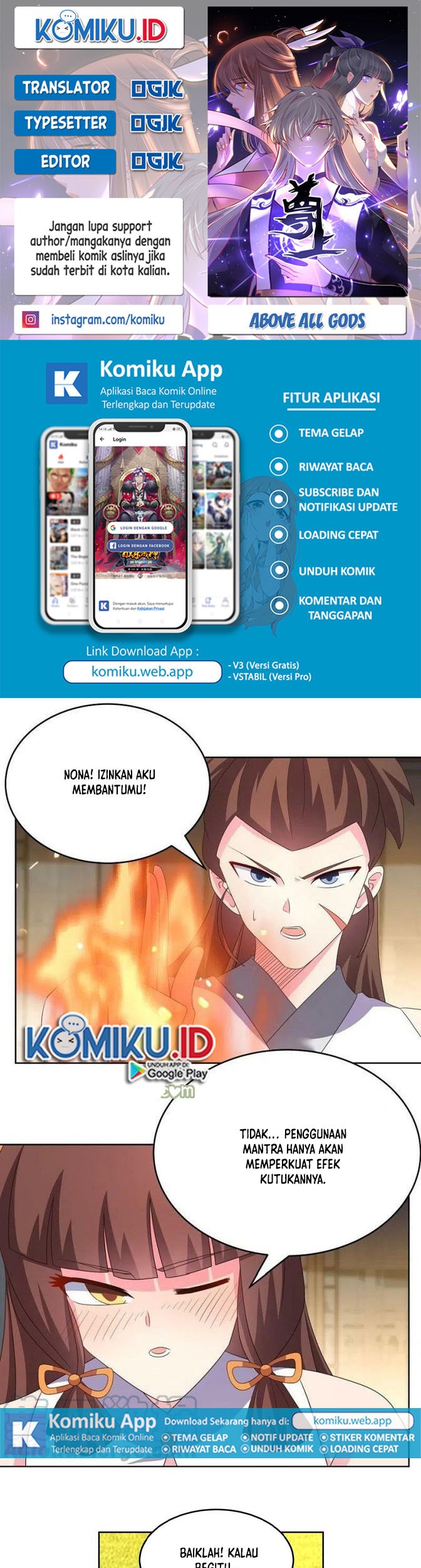 Baca Komik Above All Gods Chapter 377.5 Gambar 1