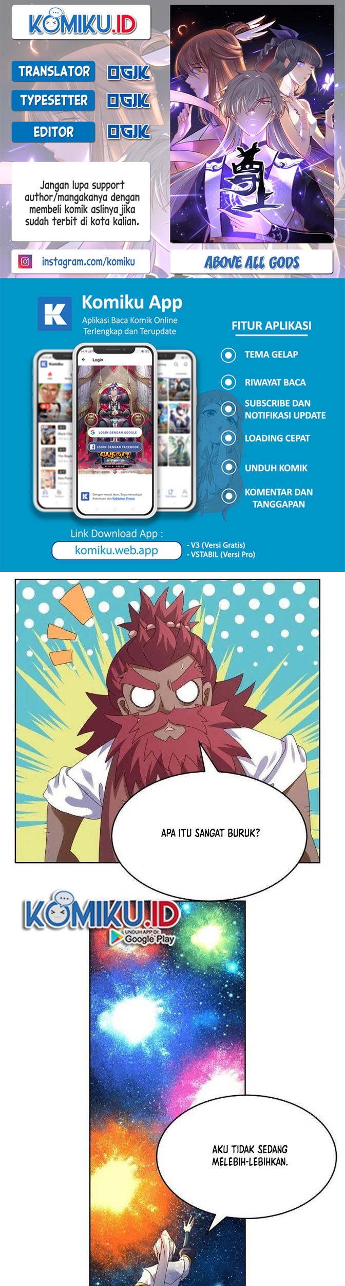 Komik Above All Gods Chapter 379 gambar nomor 1