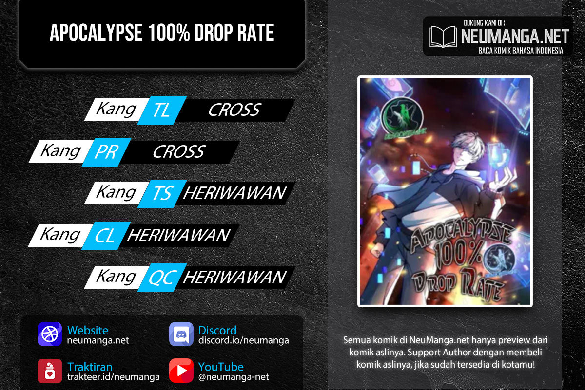 Baca Komik Apocalypse 100% Drop Rate Chapter 13 Gambar 1