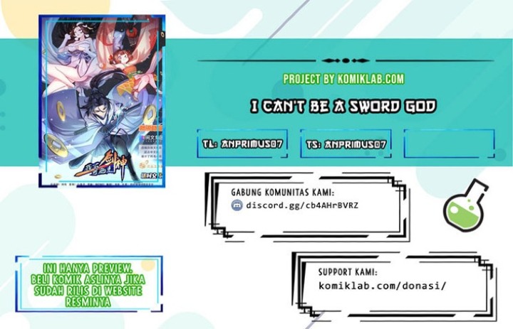 Baca Komik I Can’t Be a Sword God Chapter 14 Gambar 1