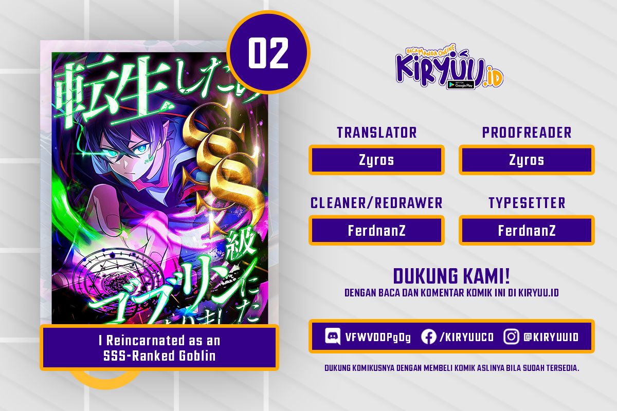 Baca Komik I Reincarnated as an SSS-Ranked Goblin Chapter 02 Gambar 1