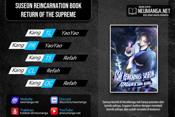 Baca Komik Suseon Reincarnation Book Return Of The Supreme Chapter 06 Gambar 1