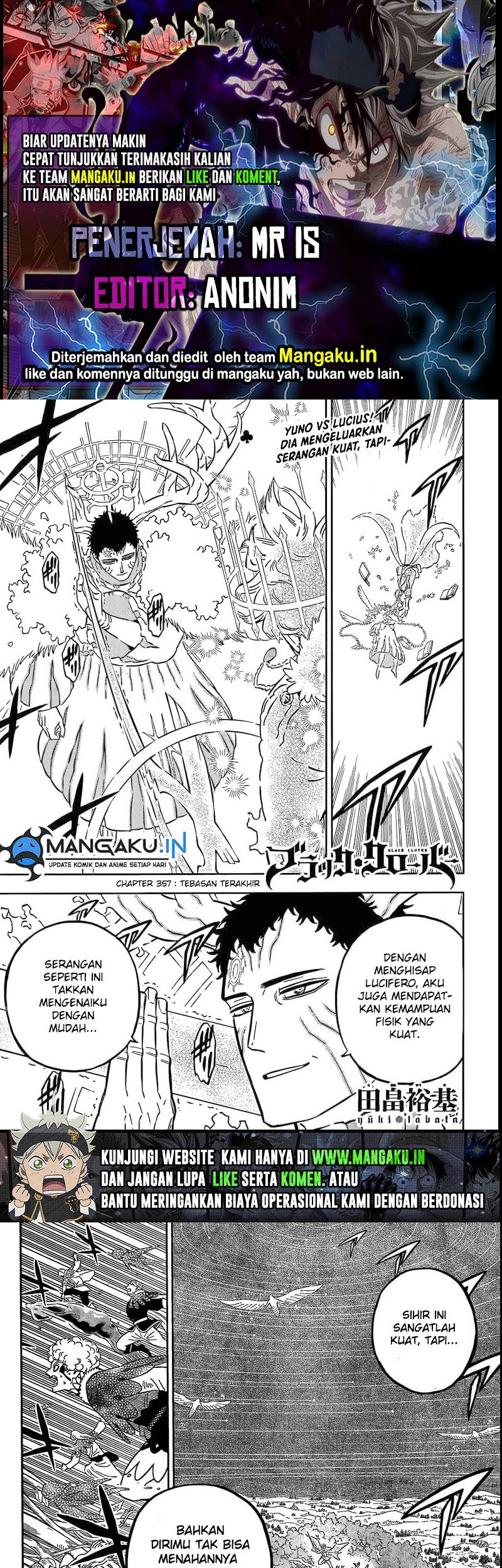 Baca Komik Black Clover Chapter 357 Gambar 1