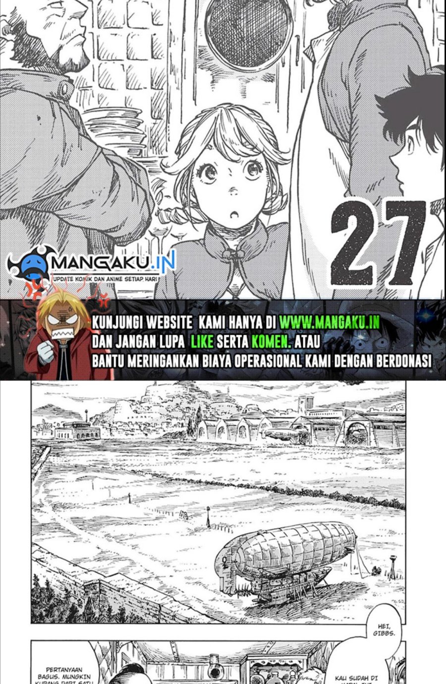 Baca Manga Kuutei Dragons Chapter 27.1 Gambar 2
