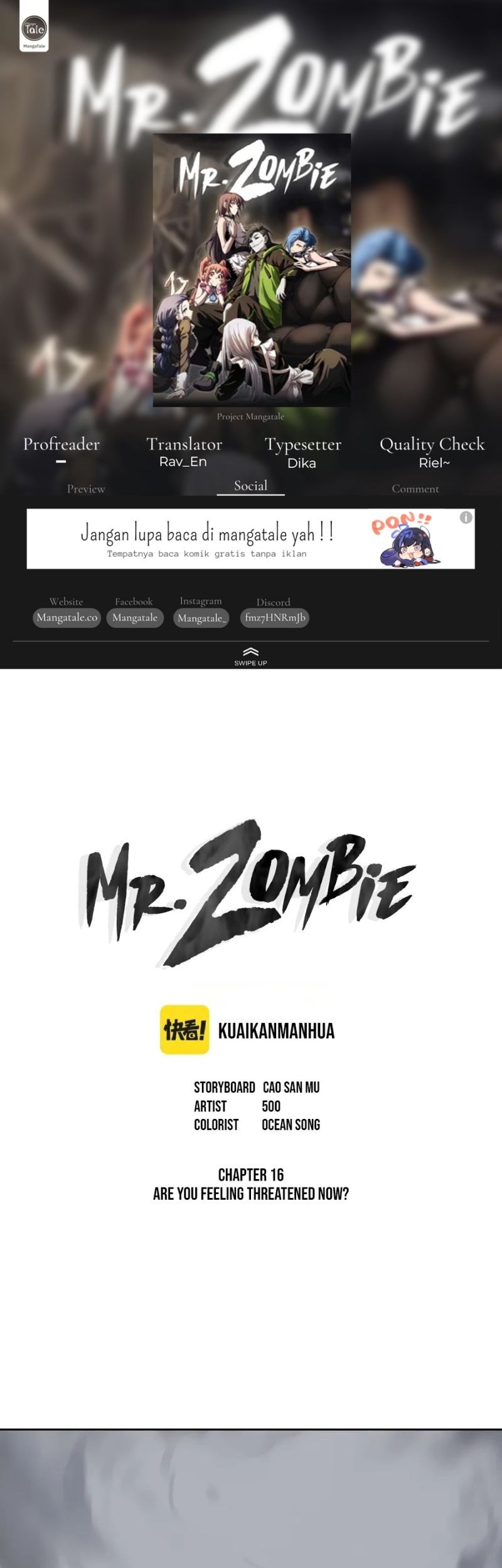 Baca Komik Mr. Zombie Chapter 16 Gambar 1