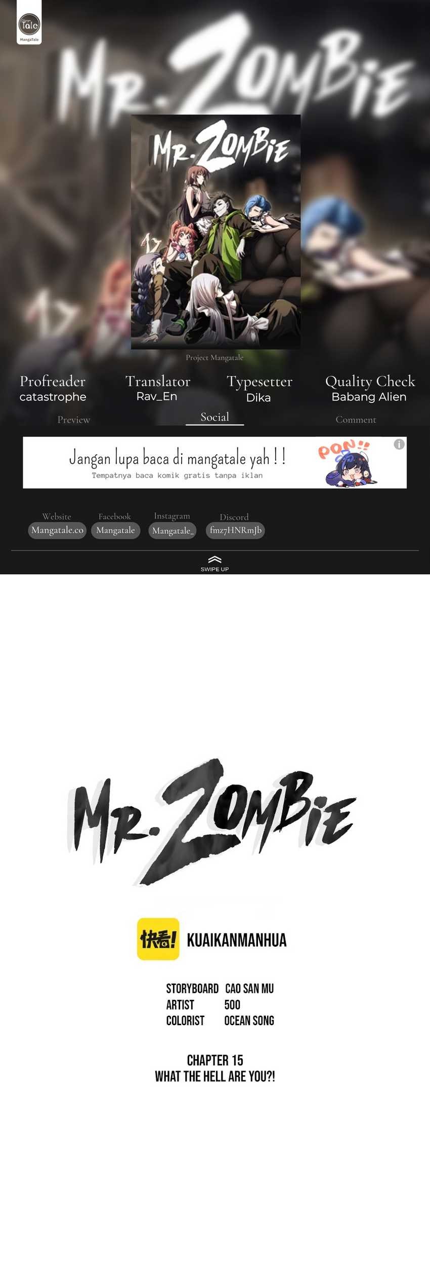 Baca Komik Mr. Zombie Chapter 15 Gambar 1
