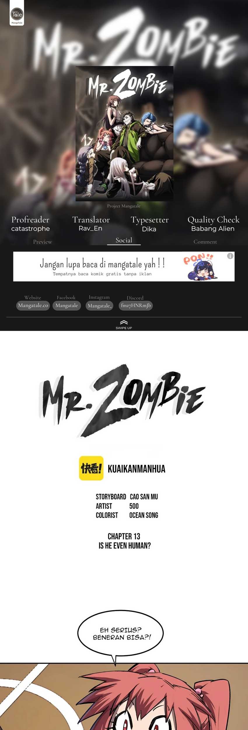 Baca Manhua Mr. Zombie Chapter 13 Gambar 2