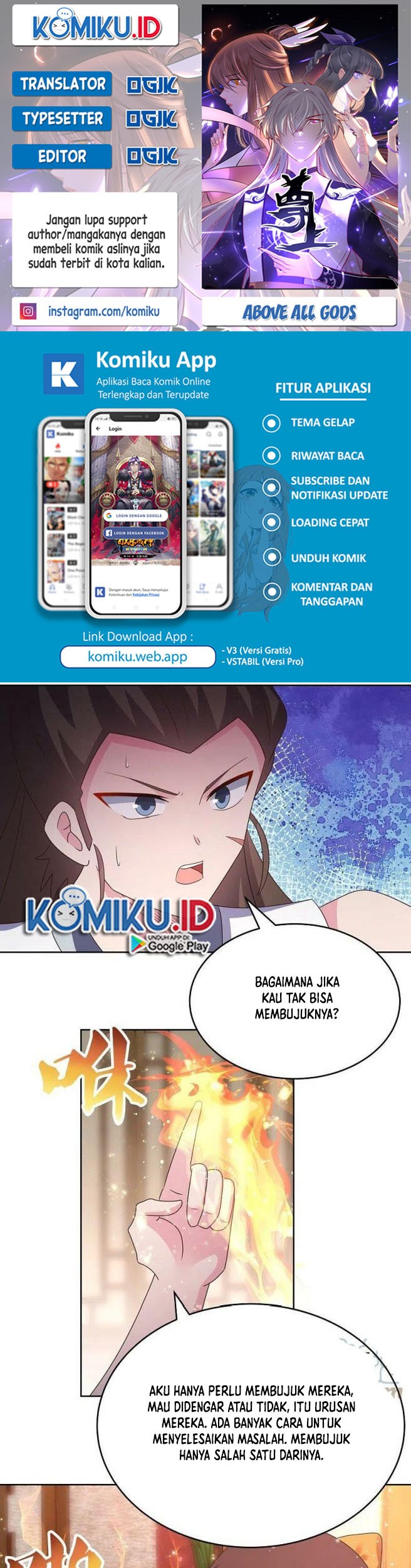 Baca Komik Above All Gods Chapter 381 Gambar 1