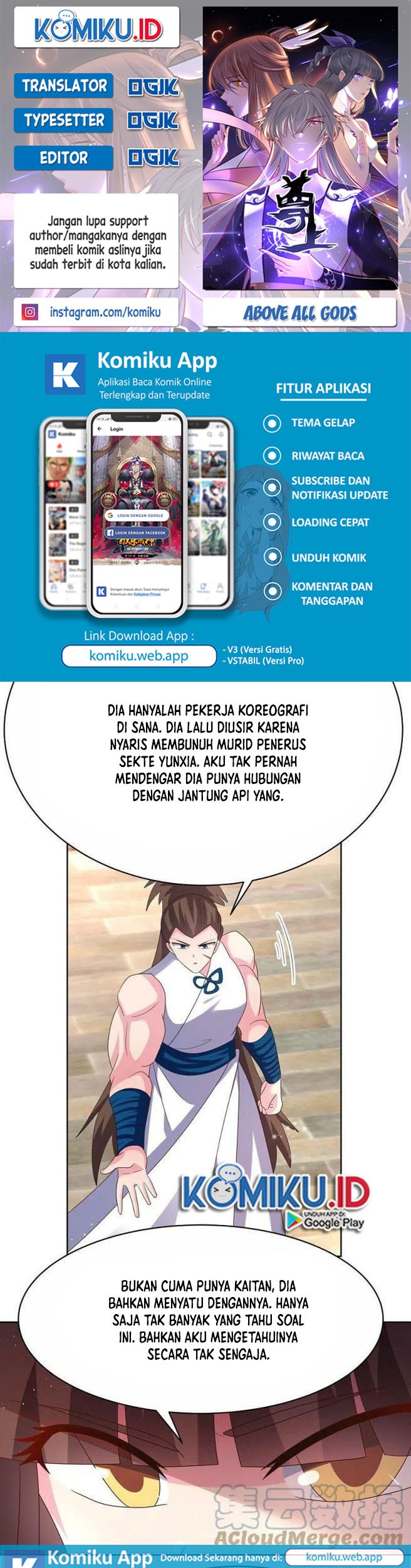 Baca Komik Above All Gods Chapter 382 Gambar 1