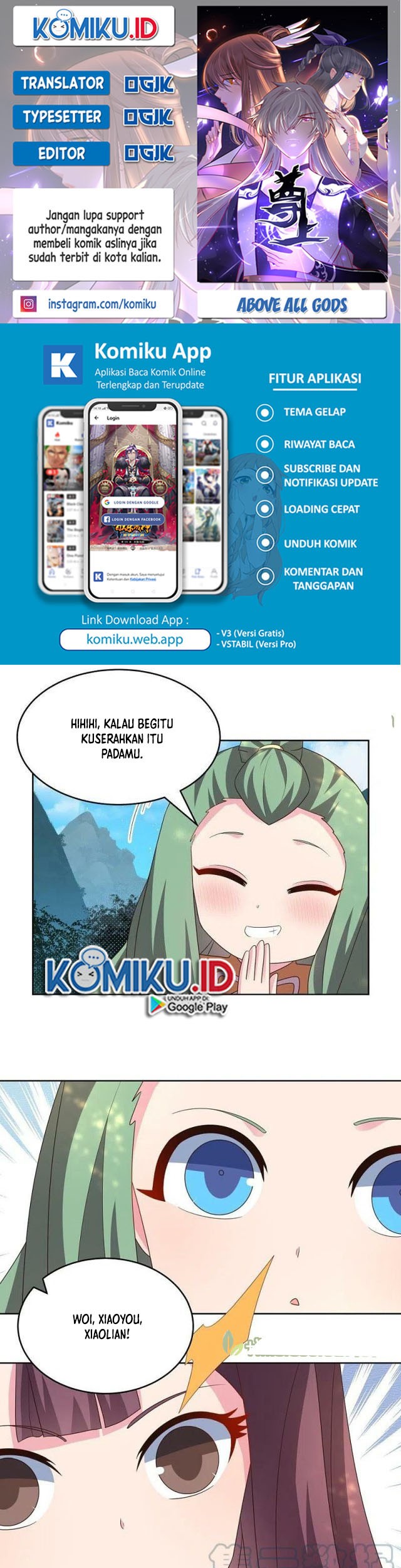 Komik Above All Gods Chapter 384 gambar nomor 1