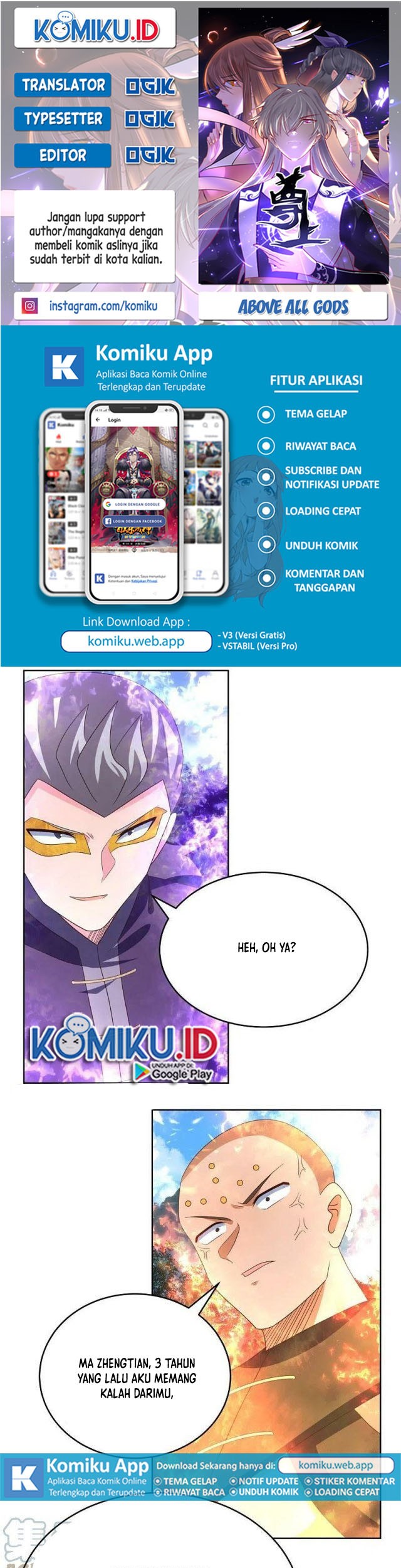 Baca Komik Above All Gods Chapter 385 Gambar 1