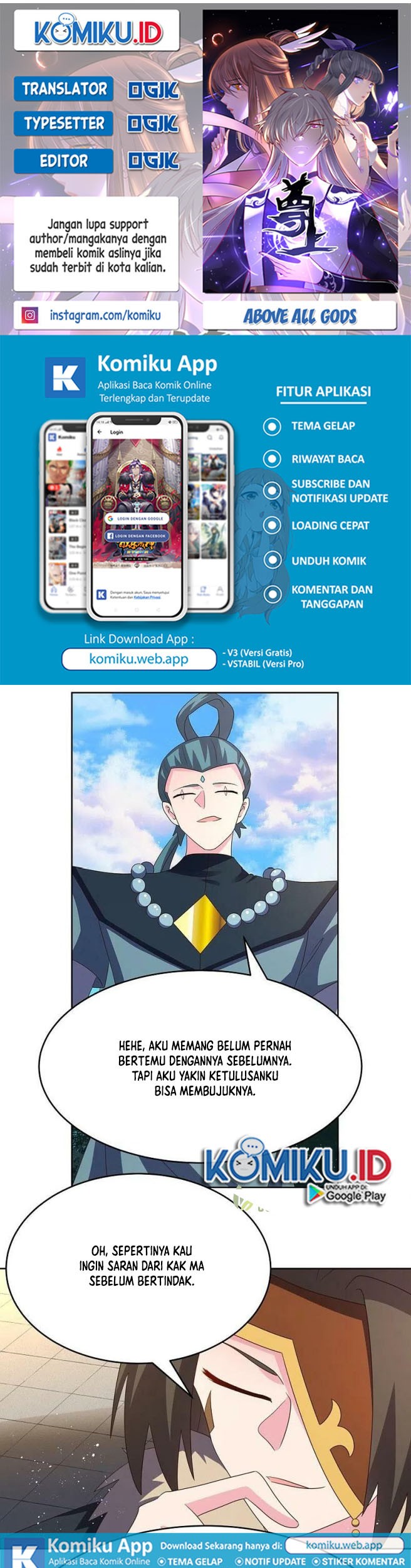Komik Above All Gods Chapter 386 gambar nomor 1