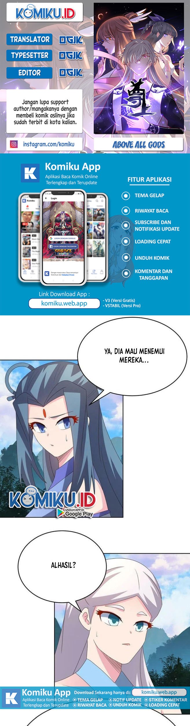 Komik Above All Gods Chapter 387 gambar nomor 1