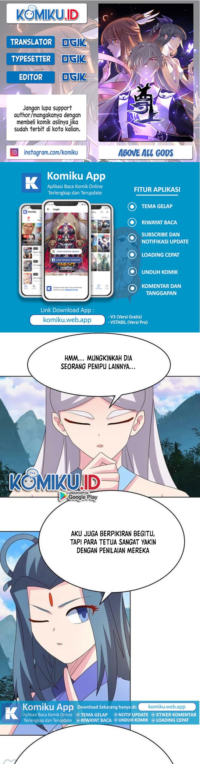 Komik Above All Gods Chapter 387.5 gambar nomor 1